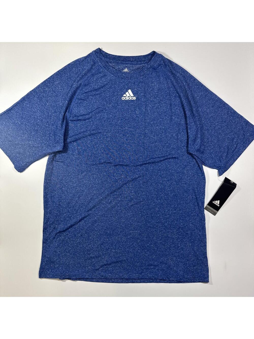 Adidas Climalite Men Size XS X-small Heathered Blue T-shirt Active Tee Fitness